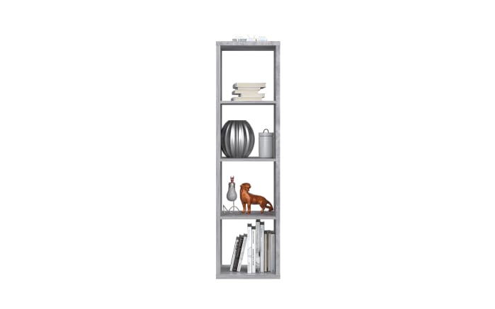 Regal Mauro, Beton-Nachbildung, 38,2 x 141,8 cm-02