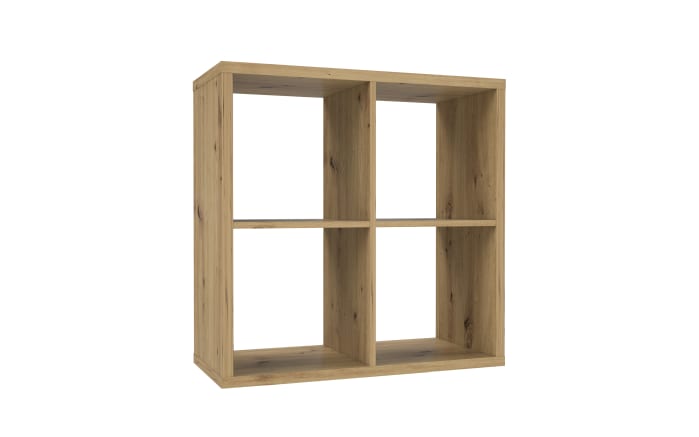 Regal Mauro, Artisan Eiche-Nachbildung, 72,7 x 72,8 cm-02