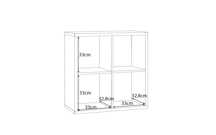 Regal Mauro, salbeifarbig, 72,7 x 72,8 cm-05