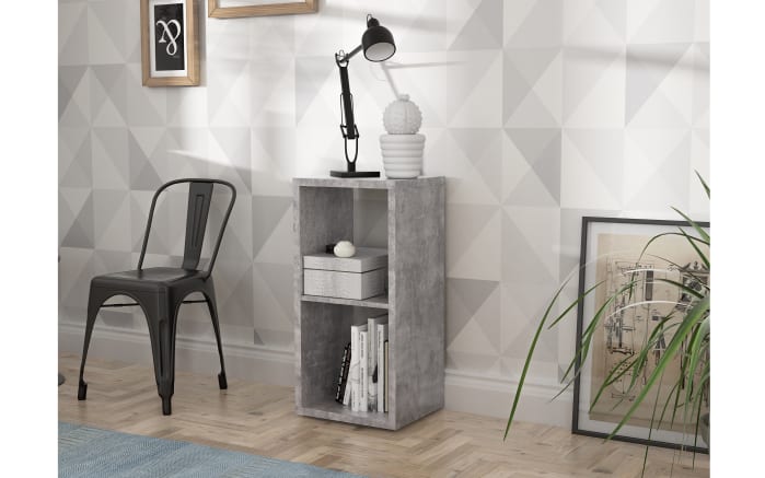 Regal Mauro, Beton-Nachbildung, 38,2 x 72,8 cm-01