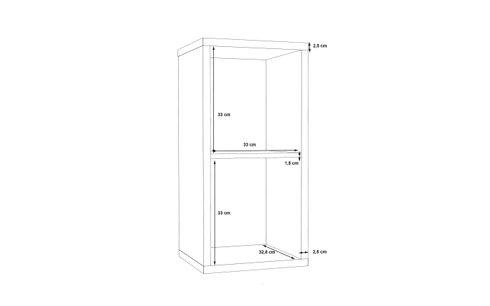 Regal Mauro, Beton-Nachbildung, 38,2 x 72,8 cm-05