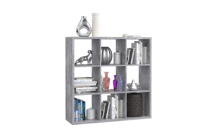 Regal Mauro, Beton-Nachbildung, 107,2 x 107,3 cm-01