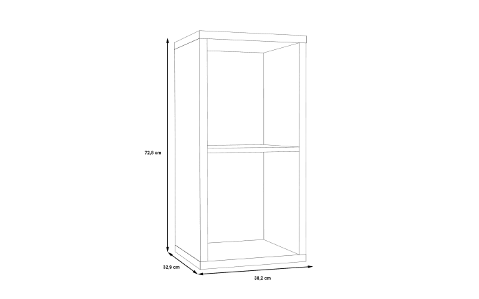 Regal Mauro, Sonoma Eiche-Nachbildung, 38,2 x 72,8 cm-04