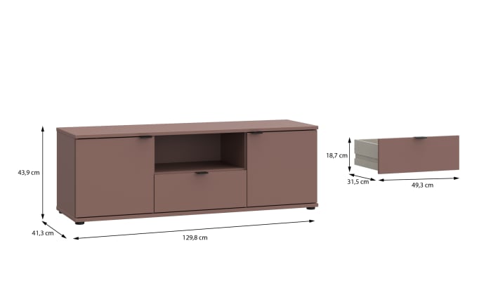 TV-Unterschrank Ganymede, terracotta, 43,9 cm-06