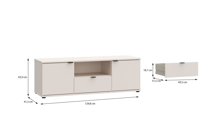TV-Unterschrank Ganymede, sandfarbig, 43,9 cm-06
