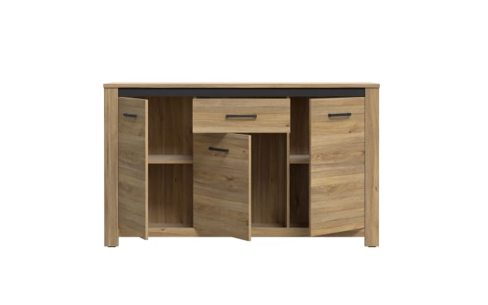 Kommode San Cayetano, Mauvella Eiche-Nachbildung, 161,4 cm-05