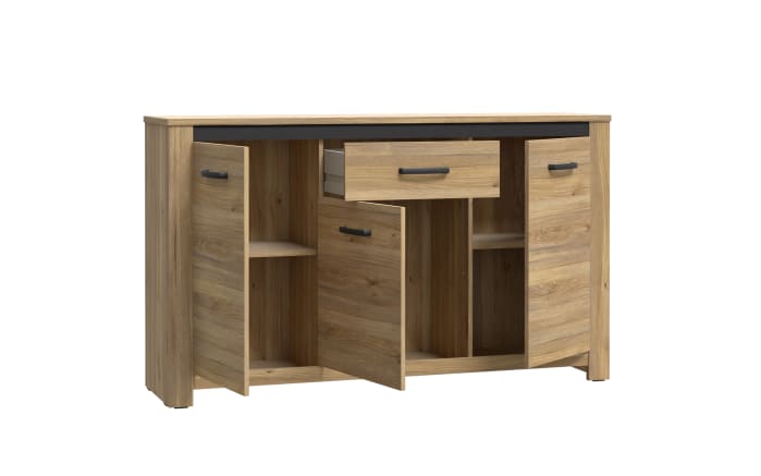 Kommode San Cayetano, Mauvella Eiche-Nachbildung, 161,4 cm-04