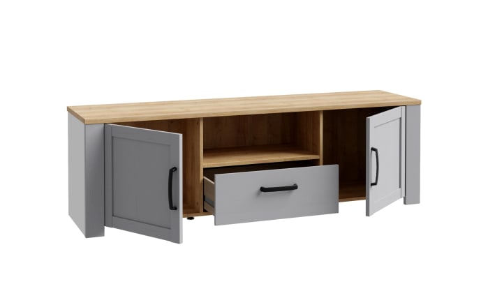TV-Unterschrank Bohol, Riviera Eiche-Nachbildung/grau-04