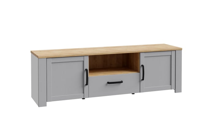 TV-Unterschrank Bohol, Riviera Eiche-Nachbildung/grau-02
