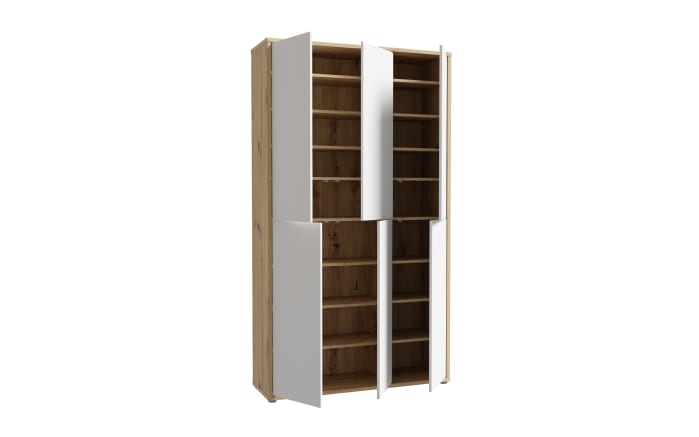 Schuhschrank Alice Springs, Artisan Eiche-Nachbildung/grau, inkl. Push-to-Open Funktion-04