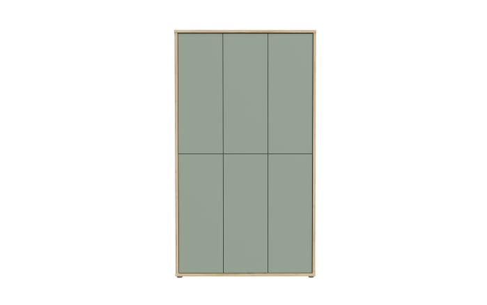 Schuhschrank Alice Springs, Artisan Eiche-Nachbildung/salbeigrün, inkl. Push-to-Open Funktion-05