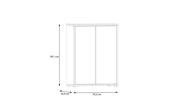 Schuhschrank Alice Springs, Artisan Eiche-Nachbildung, inkl. Push-to-Open Funktion-07