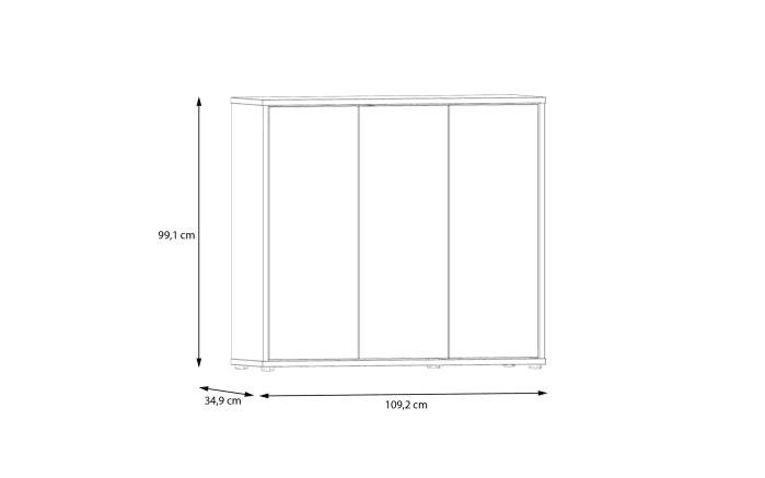 Schuhschrank Alice Springs, Artisan Eiche-Nachbildung, inkl. Push-to-Open Funktion-07