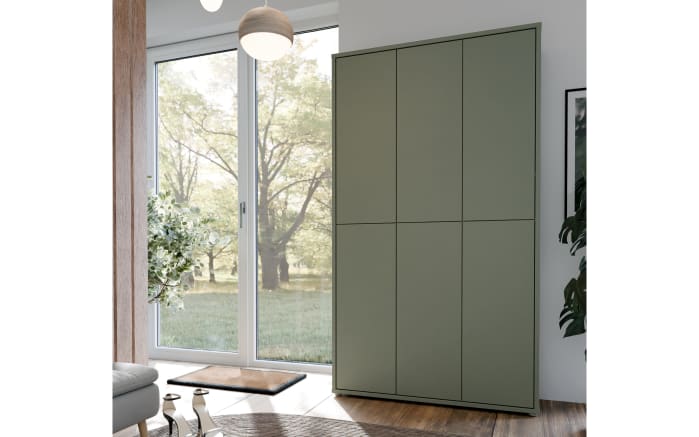 Schuhschrank Alice Springs, salbeigrün, inkl. Push-to-Open Funktion-01