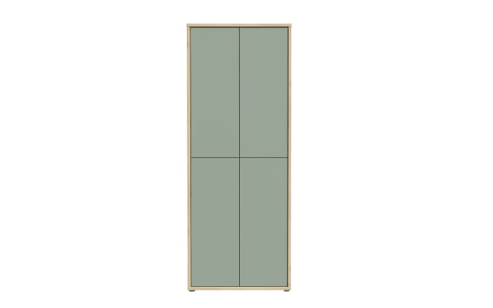 Schuhschrank Alice Springs, Artisan Eiche-Nachbildung/salbeigrün, inkl. Push-to-Open Funktion-04