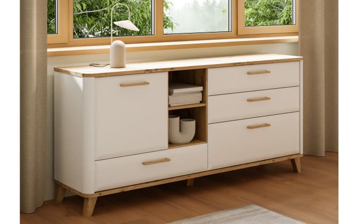 Sideboard Wardiol, Artisan Eiche-Nachbildung/weiß, 169,7 cm-01