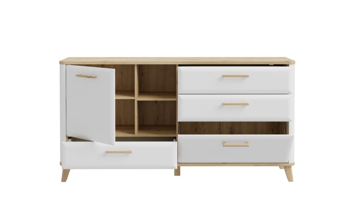 Sideboard Wardiol, Artisan Eiche-Nachbildung/weiß, 169,7 cm-05