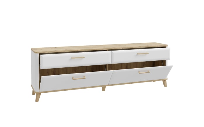 TV-Unterschrank Wardiol, Artisan Eiche-Nachbildung/weiß, 209,7 cm-04