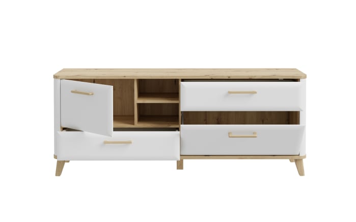 TV-Unterschrank Wardiol, Artisan Eiche-Nachbildung/weiß, 169,7 cm-04