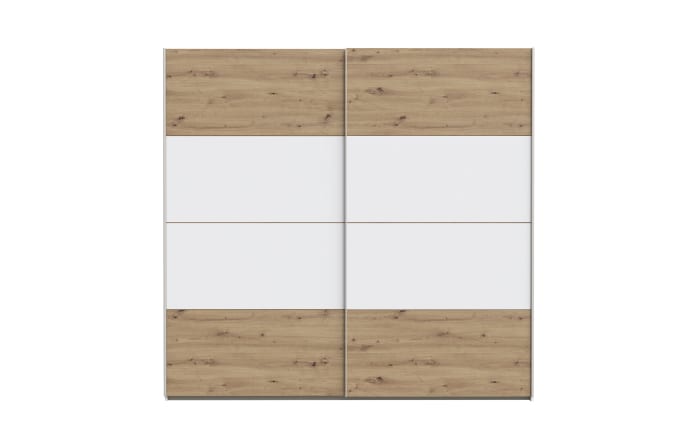 Kleiderschrank Schach & Matt 2, Artisan Eiche-Nachbildung/weiß, 220,1 cm-05