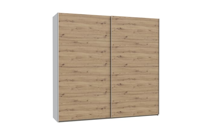 Kleiderschrank Schach & Matt 2, Artisan Eiche-Nachbildung/weiß, 220,1 cm-04