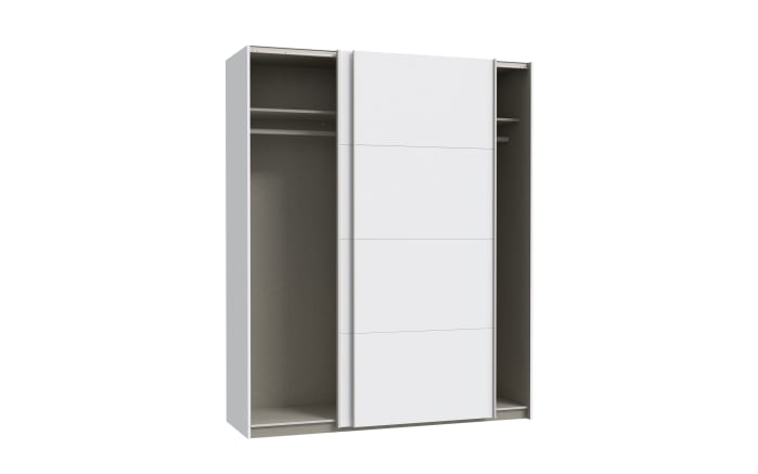 Kleiderschrank Schach & Matt 2, weiß, 170,3 cm-04