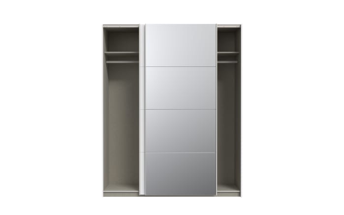 Kleiderschrank Schach & Matt 2, weiß/klar, 170,3 cm-05