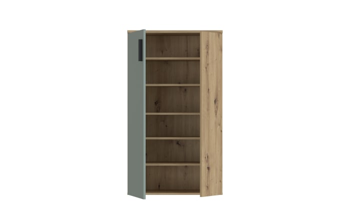 Schuhschrank Boots, Artisan Eiche-Nachbildung/salbeifarbig-05