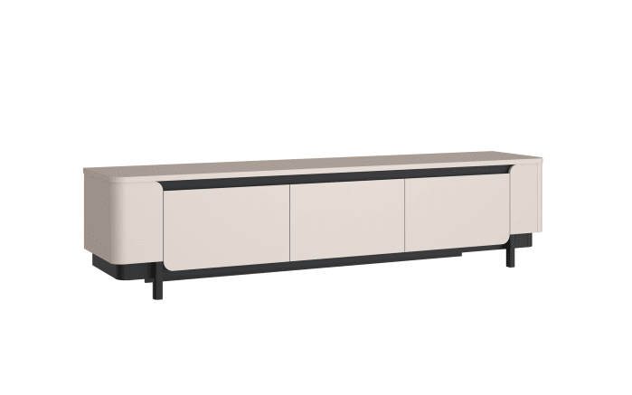 TV-Unterschrank Vodol, sandfarbig/schwarz-02