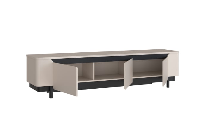 TV-Unterschrank Vodol, sandfarbig/schwarz-05