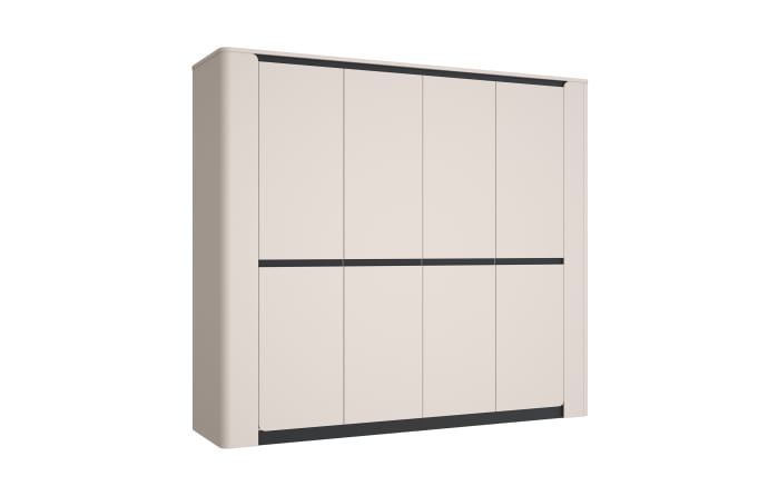 Kleiderschrank Vodol, sandfarbig/schwarz-02