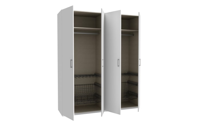 Kleiderschrank Econobox2, weiß, 177,5 cm-03