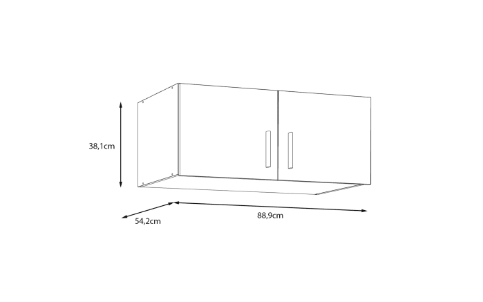 Schrankaufsatz Econobox2, Mauvelle Eiche-Nachbildung, 88,9 cm-05