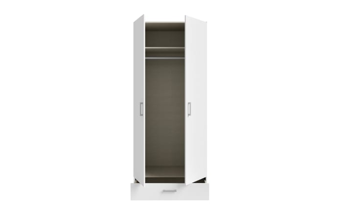 Kleiderschrank Econobox2, weiß, 88,9 cm-05