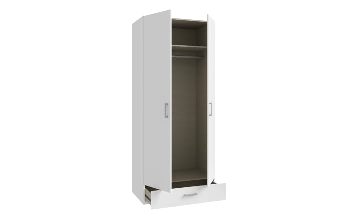 Kleiderschrank Econobox2, weiß, 88,9 cm-04