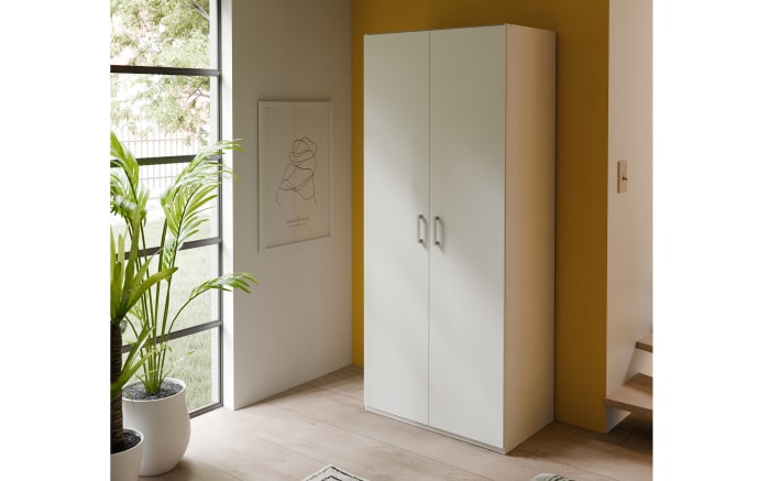 Kleiderschrank Econobox2, weiß, 88,9 cm-01