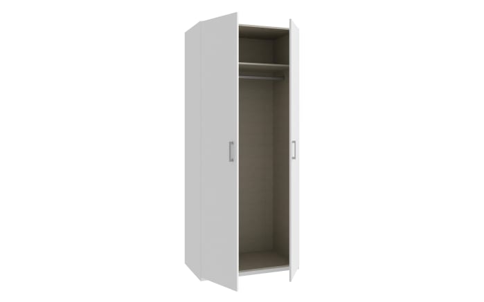 Kleiderschrank Econobox2, weiß, 88,9 cm-05