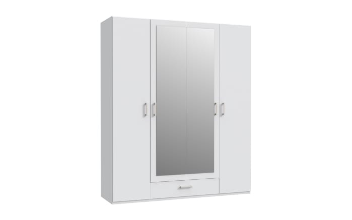 Kleiderschrank Econobox2, weiß, 177,5 cm-02