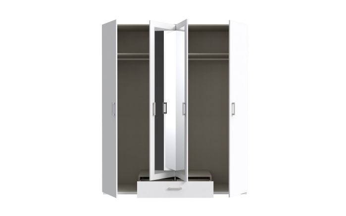 Kleiderschrank Econobox2, weiß, 177,5 cm-05