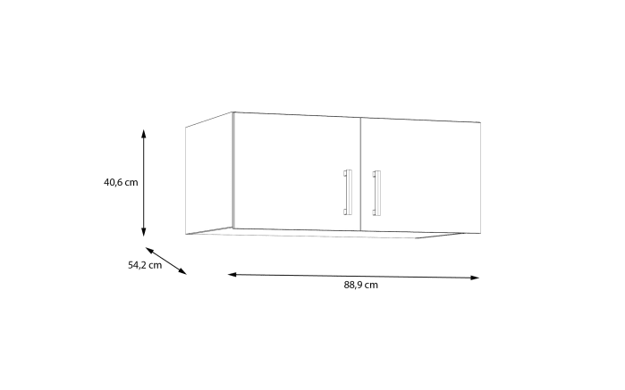 Schrankaufsatz Econobox2, weiß, 88,9 cm-05