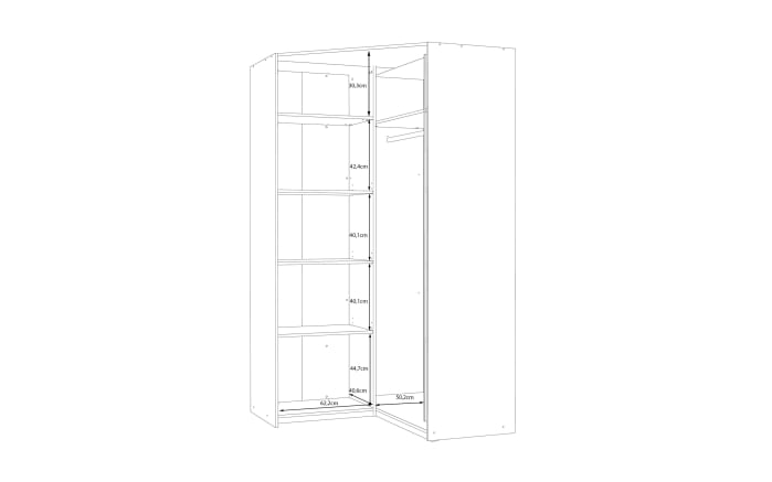 Eckkleiderschrank Econobox2, Mauvelle Eiche-Nachbildung, 116,8 cm-07