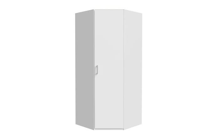 Eckkleiderschrank Econobox2, weiß, 89,5 cm-03