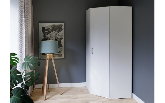 Eckkleiderschrank Econobox2, weiß, 89,5 cm-01