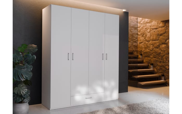 Kleiderschrank Econobox2, weiß, 177,5 cm-01