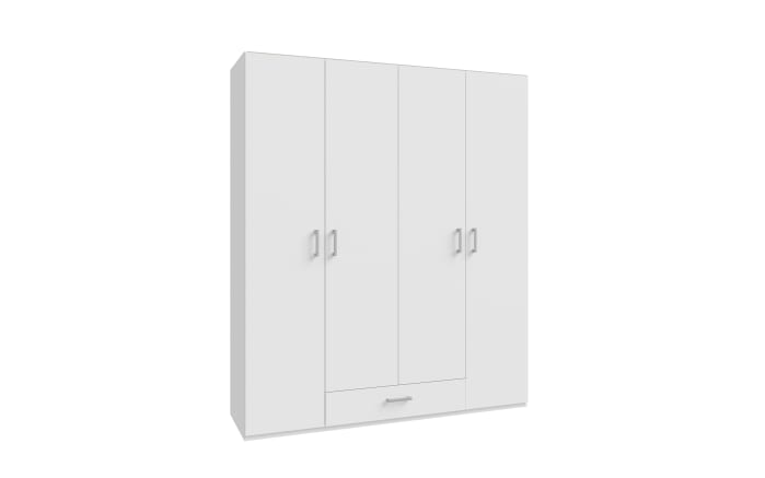 Kleiderschrank Econobox2, weiß, 177,5 cm-02