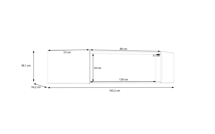 Eck-Schrankaufsatz Econobox2, weiß, 165,2 cm-07