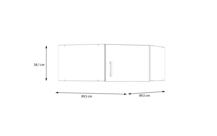 Eck-Schrankaufsatz Econobox2, weiß, 133,2 cm-06