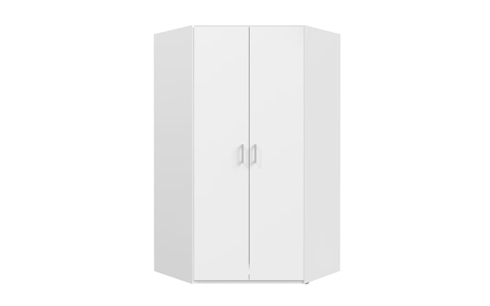 Eckkleiderschrank Econobox2, weiß, 116,8 cm-03