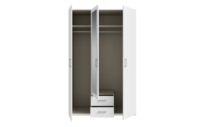Kleiderschrank Econobox2, weiß, 133,2 cm-05