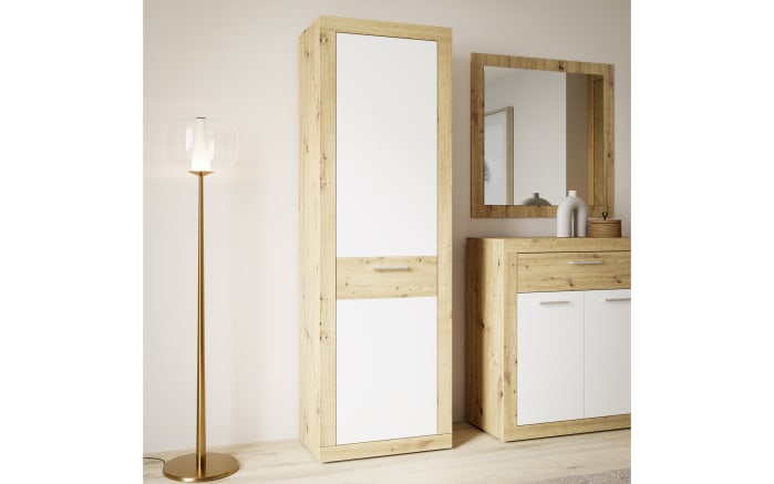 Garderobenschrank Baccio, Artisan Eiche-Nachbildung/weiß-04